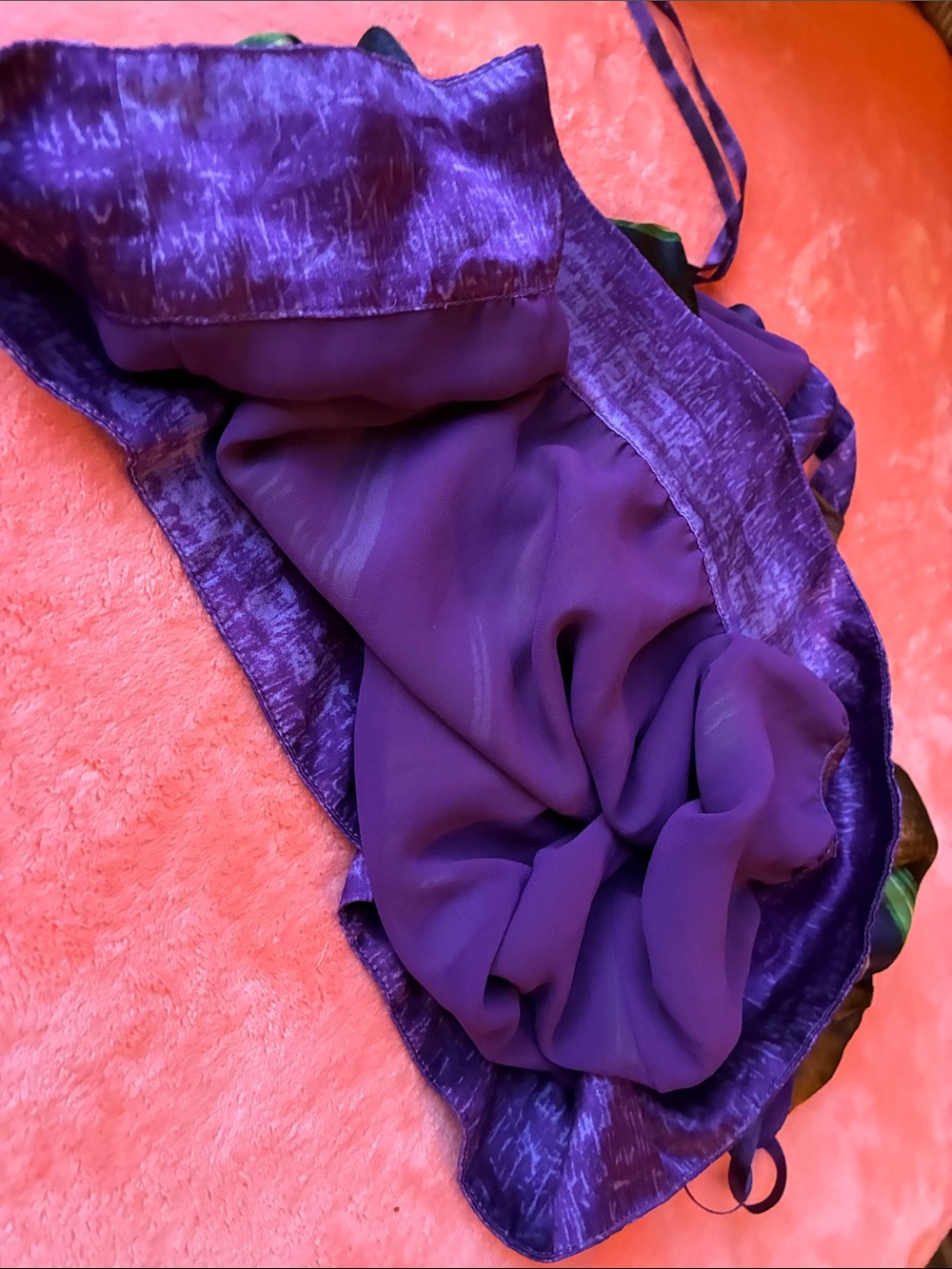 100% SILK- Ann Taylor Striped Camisole In Purple, Green & Neutrals - Picture 13 of 15
